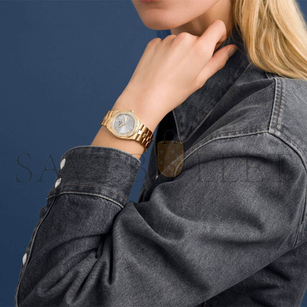 VACHERON CONSTANTIN OVERSEAS QUARTZ 33 MM PINK GOLD WATCH 1225V/200R-H031 VACHERON CONSTANTIN OVERSEAS QUARTZ 33 MM PINK GOLD WATCH 1225V/200R-H031